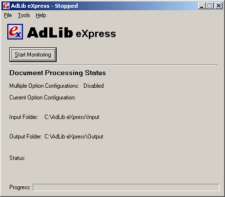 AdLib eXpress Personal PDF Edition Screenshot